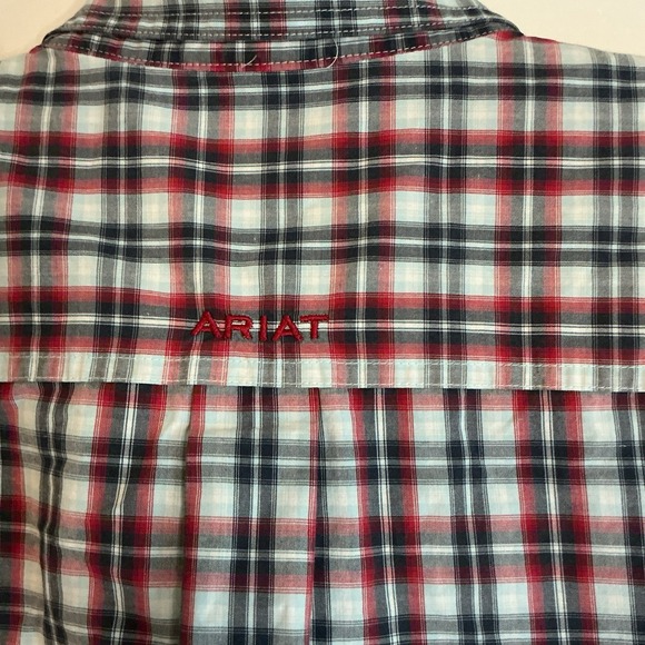 Ariat Pro Series Button Shirt Mens XL Plaid Western Rodeo Cowboy Ranch Farm - Picture 4 of 5